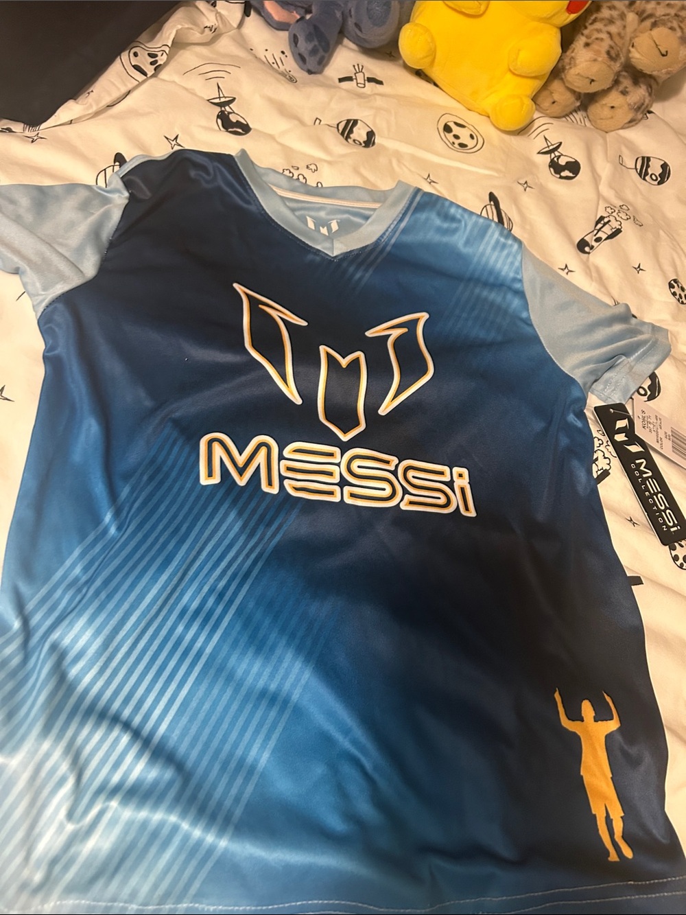 Messi Kids Blue Performance Soccer Jersey